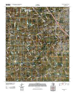 Mansfield Texas Historical topographic map, 1:24000 scale, 7.5 X 7.5 Minute, Year 2010