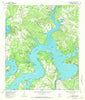 Mansfield Dam Texas Historical topographic map, 1:24000 scale, 7.5 X 7.5 Minute, Year 1968