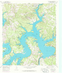 Mansfield Dam Texas Historical topographic map, 1:24000 scale, 7.5 X 7.5 Minute, Year 1968