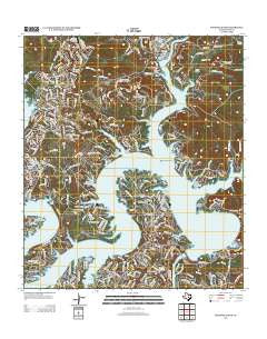 Mansfield Dam Texas Historical topographic map, 1:24000 scale, 7.5 X 7.5 Minute, Year 2013