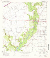 Manson Texas Historical topographic map, 1:24000 scale, 7.5 X 7.5 Minute, Year 1952