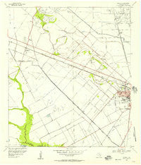 Manvel Texas Historical topographic map, 1:24000 scale, 7.5 X 7.5 Minute, Year 1956