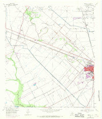 Manvel Texas Historical topographic map, 1:24000 scale, 7.5 X 7.5 Minute, Year 1956