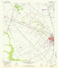 Manvel Texas Historical topographic map, 1:24000 scale, 7.5 X 7.5 Minute, Year 1959