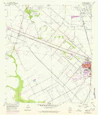 Manvel Texas Historical topographic map, 1:24000 scale, 7.5 X 7.5 Minute, Year 1959