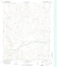 Many Post Camp Texas Historical topographic map, 1:24000 scale, 7.5 X 7.5 Minute, Year 1971