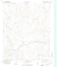 Many Post Camp Texas Historical topographic map, 1:24000 scale, 7.5 X 7.5 Minute, Year 1971