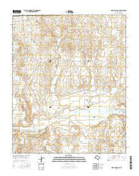 Many Post Camp Texas Current topographic map, 1:24000 scale, 7.5 X 7.5 Minute, Year 2016