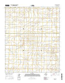 Maple Texas Current topographic map, 1:24000 scale, 7.5 X 7.5 Minute, Year 2016