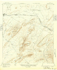 Marathon Texas Historical topographic map, 1:62500 scale, 15 X 15 Minute, Year 1921