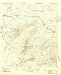 Marathon Texas Historical topographic map, 1:62500 scale, 15 X 15 Minute, Year 1921