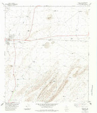Marathon Texas Historical topographic map, 1:24000 scale, 7.5 X 7.5 Minute, Year 1983