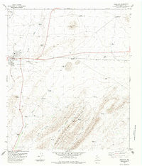 Marathon Texas Historical topographic map, 1:24000 scale, 7.5 X 7.5 Minute, Year 1983