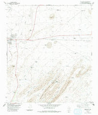 Marathon Texas Historical topographic map, 1:24000 scale, 7.5 X 7.5 Minute, Year 1983