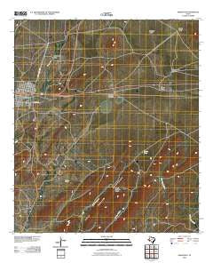 Marathon Texas Historical topographic map, 1:24000 scale, 7.5 X 7.5 Minute, Year 2010