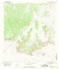 Marathon Gap Texas Historical topographic map, 1:24000 scale, 7.5 X 7.5 Minute, Year 1968