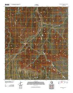 Marathon Gap Texas Historical topographic map, 1:24000 scale, 7.5 X 7.5 Minute, Year 2010