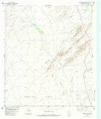 Maravillas Gap Texas Historical topographic map, 1:24000 scale, 7.5 X 7.5 Minute, Year 1983