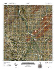 Maravillas Gap Texas Historical topographic map, 1:24000 scale, 7.5 X 7.5 Minute, Year 2010