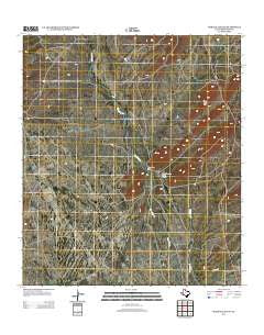 Maravillas Gap Texas Historical topographic map, 1:24000 scale, 7.5 X 7.5 Minute, Year 2012