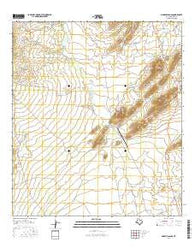 Maravillas Gap Texas Current topographic map, 1:24000 scale, 7.5 X 7.5 Minute, Year 2016