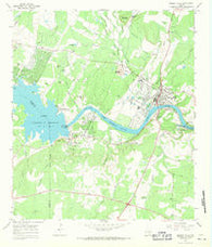 Marble Falls Texas Historical topographic map, 1:24000 scale, 7.5 X 7.5 Minute, Year 1967