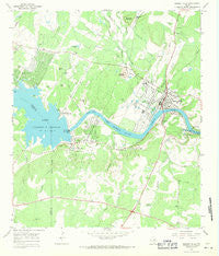 Marble Falls Texas Historical topographic map, 1:24000 scale, 7.5 X 7.5 Minute, Year 1967