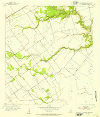 Marcado Creek Texas Historical topographic map, 1:24000 scale, 7.5 X 7.5 Minute, Year 1952