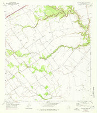 Marcado Creek Texas Historical topographic map, 1:24000 scale, 7.5 X 7.5 Minute, Year 1952