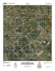 Marcado Creek Texas Historical topographic map, 1:24000 scale, 7.5 X 7.5 Minute, Year 2010