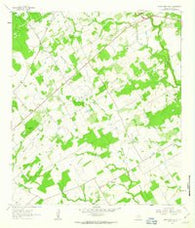 Marcelinas Hills Texas Historical topographic map, 1:24000 scale, 7.5 X 7.5 Minute, Year 1961