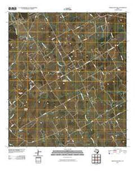Marcelinas Hills Texas Historical topographic map, 1:24000 scale, 7.5 X 7.5 Minute, Year 2010