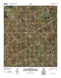 Marcelinas Hills Texas Historical topographic map, 1:24000 scale, 7.5 X 7.5 Minute, Year 2010