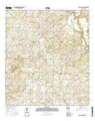 Marcelinas Hills Texas Current topographic map, 1:24000 scale, 7.5 X 7.5 Minute, Year 2016