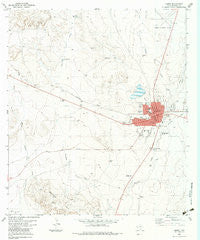 Marfa Texas Historical topographic map, 1:24000 scale, 7.5 X 7.5 Minute, Year 1983