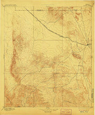 Marfa Texas Historical topographic map, 1:125000 scale, 30 X 30 Minute, Year 1895