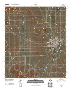 Marfa Texas Historical topographic map, 1:24000 scale, 7.5 X 7.5 Minute, Year 2010