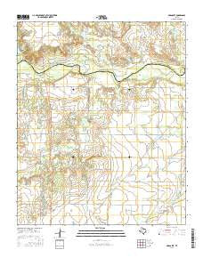 Margaret Texas Current topographic map, 1:24000 scale, 7.5 X 7.5 Minute, Year 2016