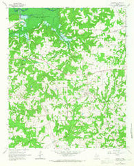 Marietta Texas Historical topographic map, 1:24000 scale, 7.5 X 7.5 Minute, Year 1965