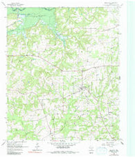 Marietta Texas Historical topographic map, 1:24000 scale, 7.5 X 7.5 Minute, Year 1965