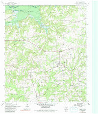 Marietta Texas Historical topographic map, 1:24000 scale, 7.5 X 7.5 Minute, Year 1965