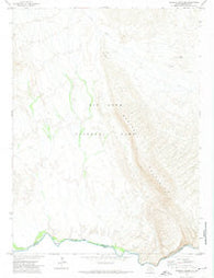 Mariscal Mountain Texas Historical topographic map, 1:24000 scale, 7.5 X 7.5 Minute, Year 1971
