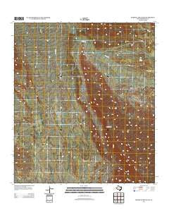 Mariscal Mountain Texas Historical topographic map, 1:24000 scale, 7.5 X 7.5 Minute, Year 2012