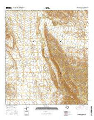 Mariscal Mountain Texas Current topographic map, 1:24000 scale, 7.5 X 7.5 Minute, Year 2016