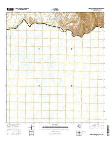 Mariscal Mountain OE S Texas Current topographic map, 1:24000 scale, 7.5 X 7.5 Minute, Year 2016