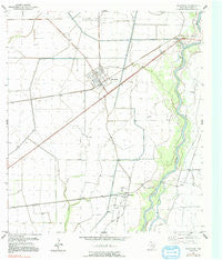 Markham Texas Historical topographic map, 1:24000 scale, 7.5 X 7.5 Minute, Year 1952