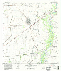 Markham Texas Historical topographic map, 1:24000 scale, 7.5 X 7.5 Minute, Year 1995