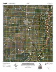 Markham Texas Historical topographic map, 1:24000 scale, 7.5 X 7.5 Minute, Year 2010