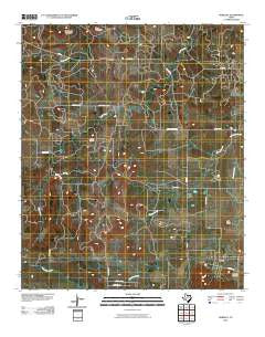 Markley Texas Historical topographic map, 1:24000 scale, 7.5 X 7.5 Minute, Year 2010