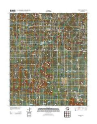 Markley Texas Historical topographic map, 1:24000 scale, 7.5 X 7.5 Minute, Year 2012
